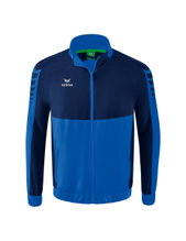 Erima Presentation Jacket Six Wings (100% Polyester, Stand-up Collar, without Lining) Royal Blue/Navy Blue Men